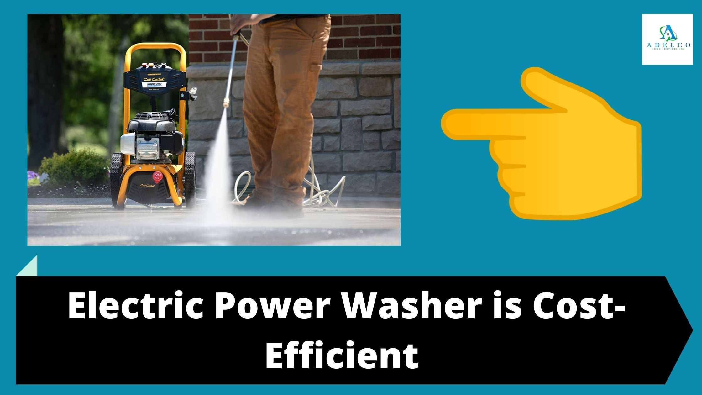 Electric Power Washer is Cost-Efficient