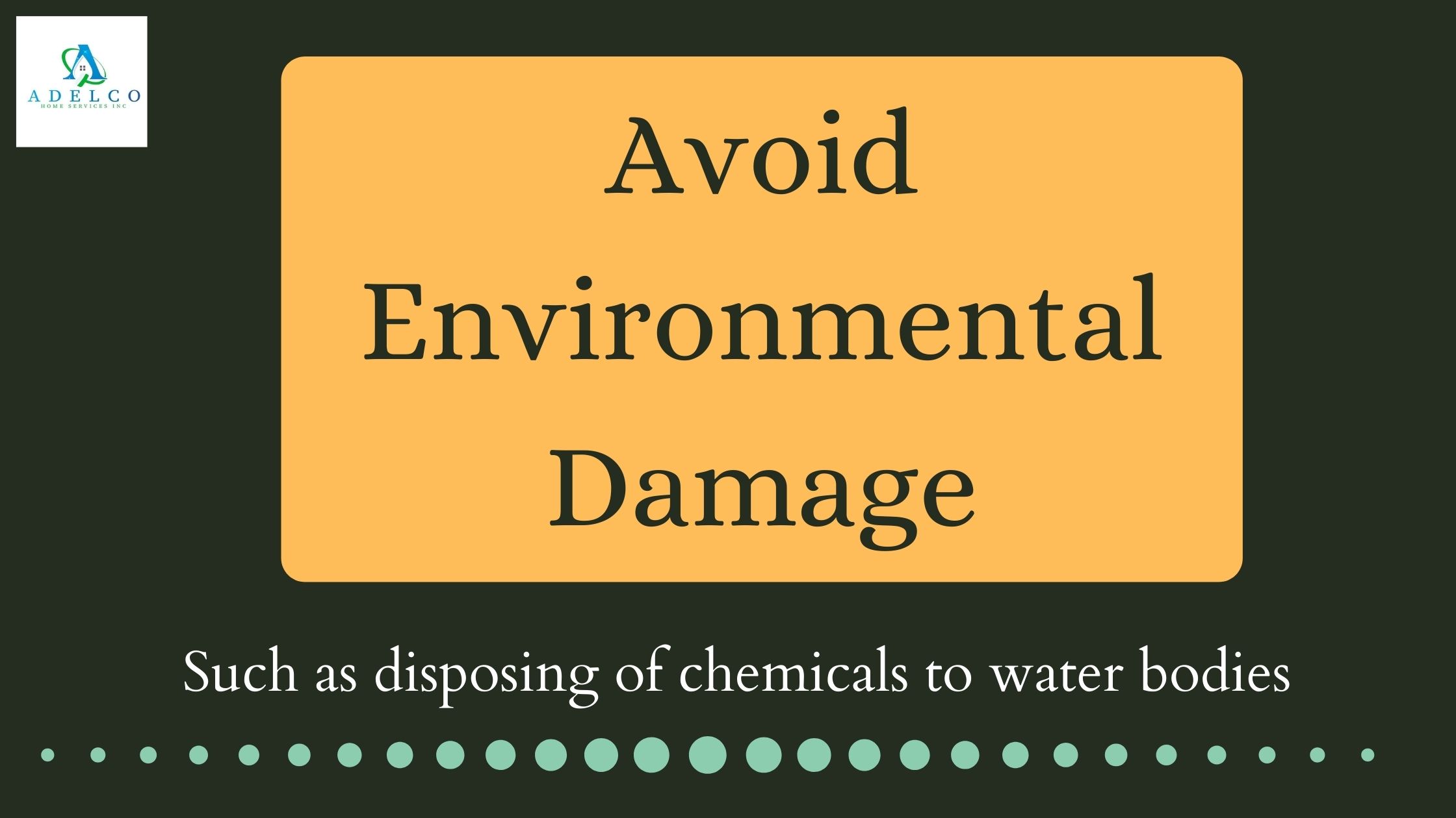 Pressure Washer Avoid Environmental Damage