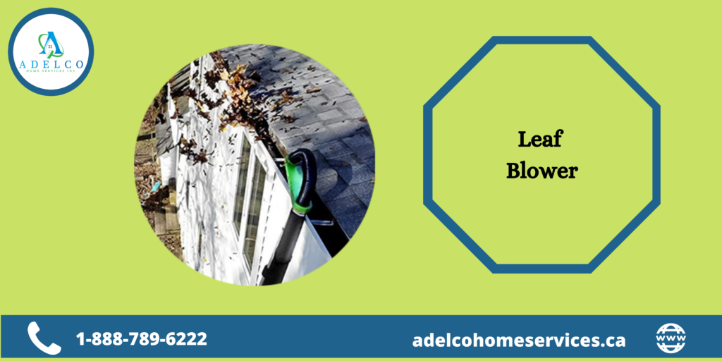 Use Leaf Blower for Gutter Cleaning