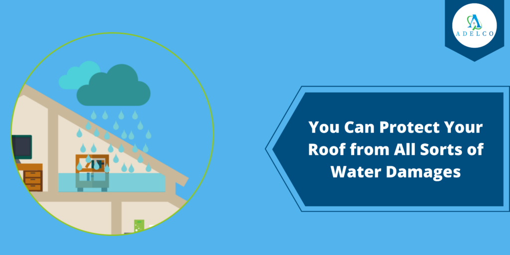 You can protect your roof from all sorts of water damages
