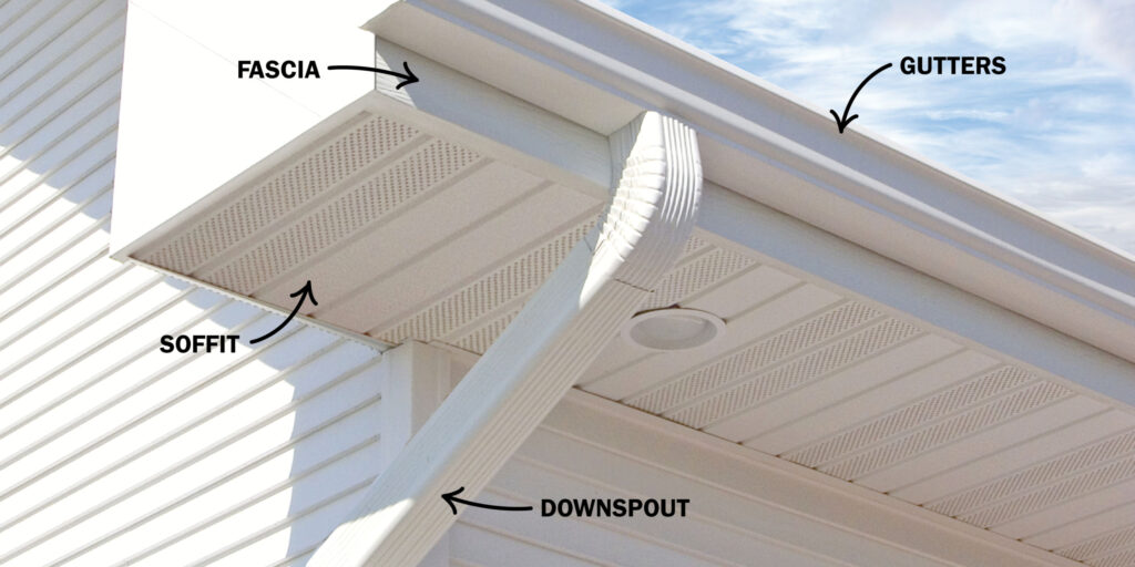 Soffit Fascia Gutter and Downspout Installation