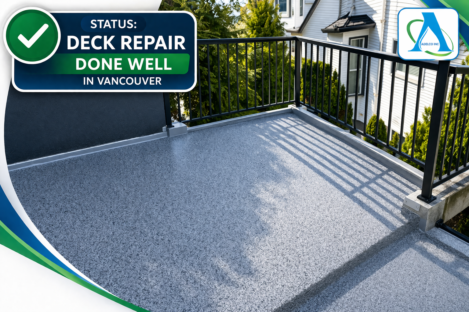Deck Repair Done Well in Vancouver by AdelCo Home Services
