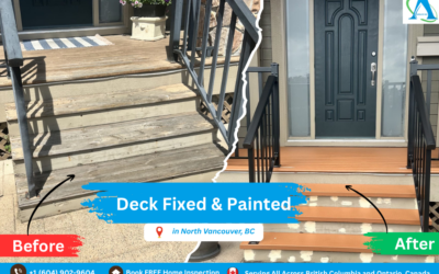 From Worn to Wow: Deck Repair & Painting in North Vancouver by AdelCo