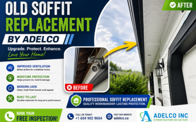 Old Soffit Replacement Project in Abbotsford, BC: Before & After Transformation by AdelCo Home Services