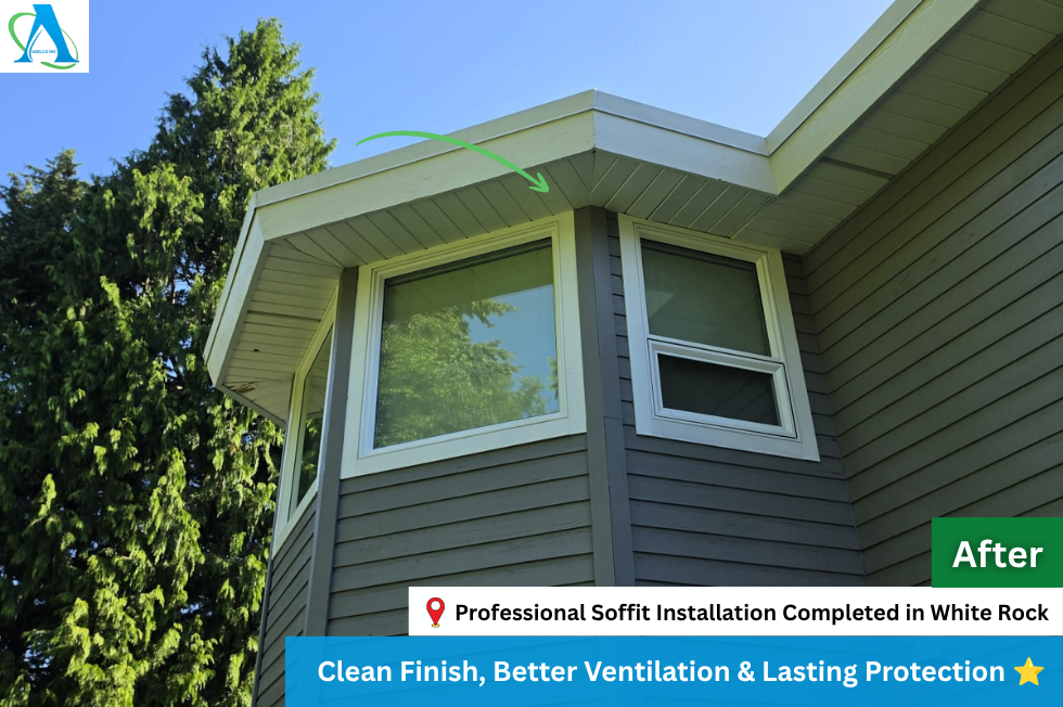 After Soffit installation in White Rock