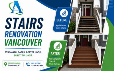 Stairs Renovation Vancouver – A Complete Front Entrance Transformation by AdelCo Home Services