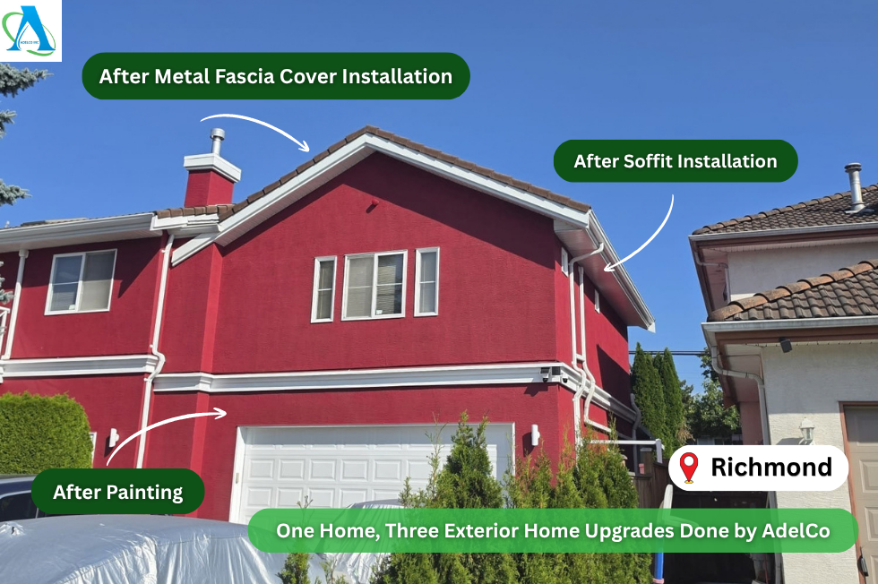 Completed Exterior Upgrade in Richmond By AdelCo