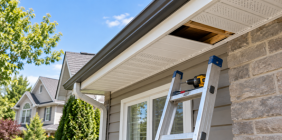 Soffit Installation or Repair By AdelCo